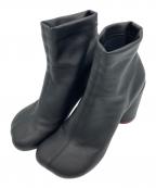 MM6 Maison Margielaエムエムシックスメゾンマルジェラ）の古着「ショートブーツ」｜ブラック