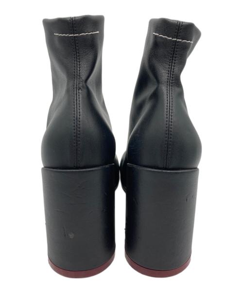 MM6 Maison Margiela（エムエムシックスメゾンマルジェラ）MM6 Maison Margiela (エムエムシックスメゾンマルジェラ) ショートブーツ ブラック サイズ:37の古着・服飾アイテム