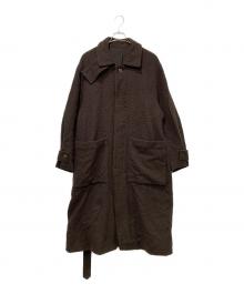 stein（シュタイン）の古着「OVERSIZED BLANKET COAT」｜ブラウン