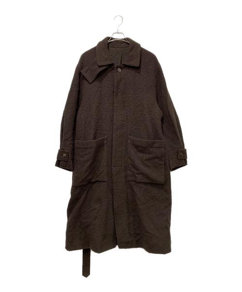 stein（シュタイン）stein (シュタイン) OVERSIZED BLANKET COAT ブラウン サイズ:Sサイズの古着・服飾アイテム