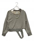 MIHARA YASUHIROミハラヤスヒロ）の古着「クルーネックスウェット」｜グレー
