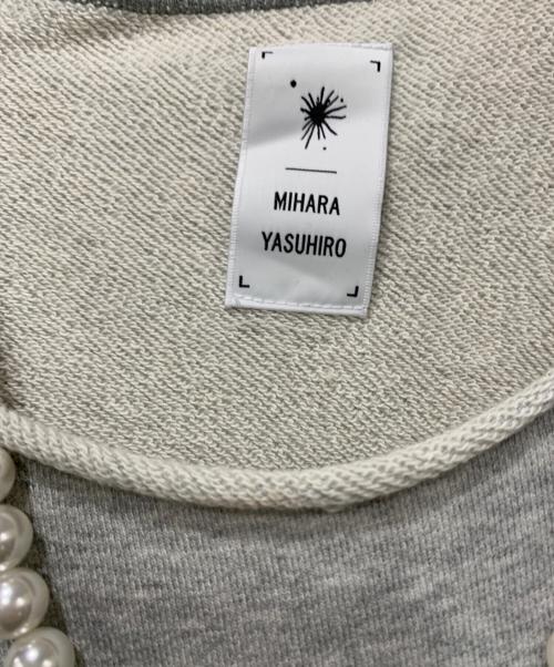 MIHARA YASUHIRO（ミハラヤスヒロ）MIHARA YASUHIRO (ミハラヤスヒロ) クルーネックスウェット グレー サイズ:SIZE 36の古着・服飾アイテム