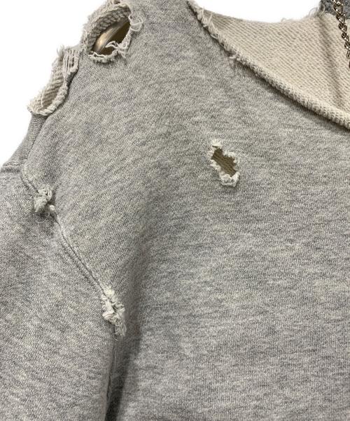 MIHARA YASUHIRO（ミハラヤスヒロ）MIHARA YASUHIRO (ミハラヤスヒロ) クルーネックスウェット グレー サイズ:SIZE 36の古着・服飾アイテム