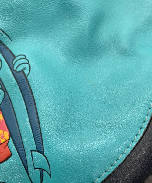 COACH（コーチ）COACH (コーチ) DISNEY (ディズニー) ボディバッグ ブラック×ブルーの古着・服飾アイテム