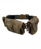 KMRIIケムリ）の古着「5連　ウエストポーチ」｜ベージュ