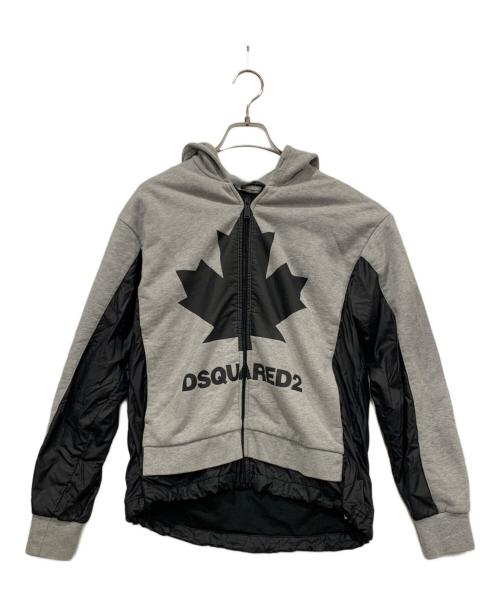 DSQUARED2（ディースクエアード）DSQUARED2 (ディースクエアード) パーカー グレー サイズ:14Y( 145-155cm)の古着・服飾アイテム