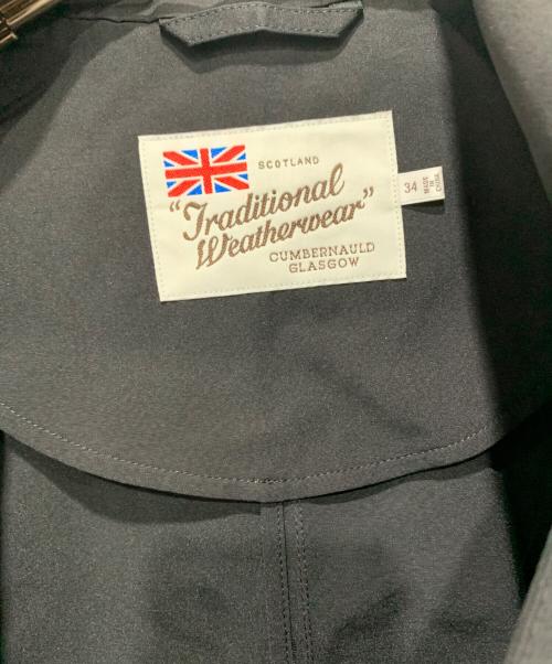 Traditional Weatherwear（トラディショナルウェザーウェア）Traditional Weatherwear (トラディショナルウェザーウェア) マールトン ダブル コート ブラック サイズ:SIZE 34の古着・服飾アイテム