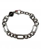 DIESELディーゼル）の古着「ブレスレット」｜シルバーカラー