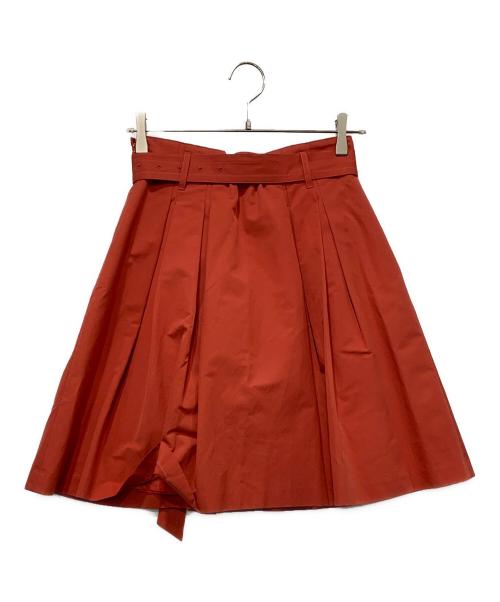 BLUE LABEL CRESTBRIDGE（ブルーレーベルクレストブリッジ）BLUE LABEL CRESTBRIDGE (ブルーレーベルクレストブリッジ) スカート レッド サイズ:SIZE 38の古着・服飾アイテム
