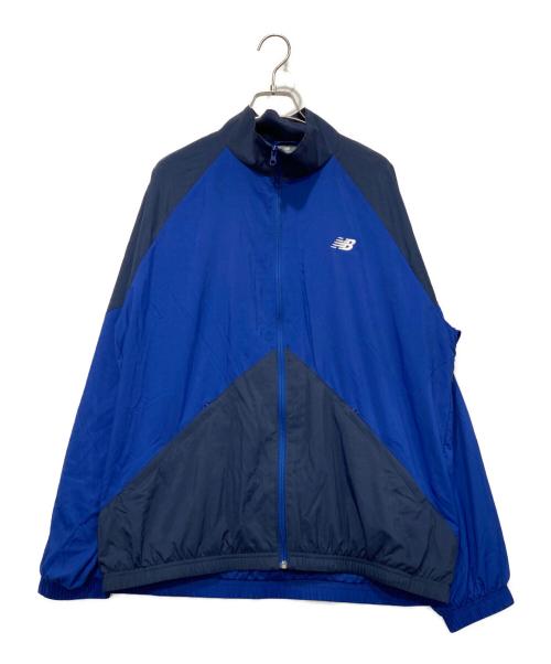 NEW BALANCE（ニューバランス）NEW BALANCE (ニューバランス) スポーツレガシージャケット ネイビー×ブルー サイズ:L 未使用品の古着・服飾アイテム
