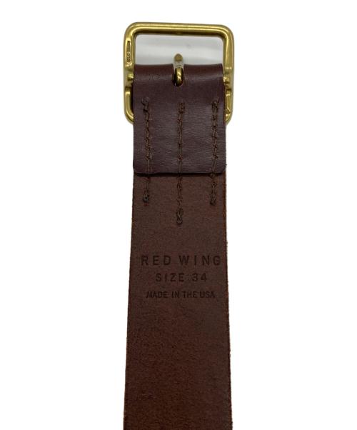 RED WING（レッドウィング）RED WING (レッドウィング) ベルト ブラウン サイズ:SIZE 34の古着・服飾アイテム