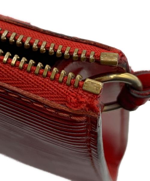 LOUIS VUITTON（ルイ ヴィトン）LOUIS VUITTON (ルイ ヴィトン) エピ　ポシェット レッドの古着・服飾アイテム