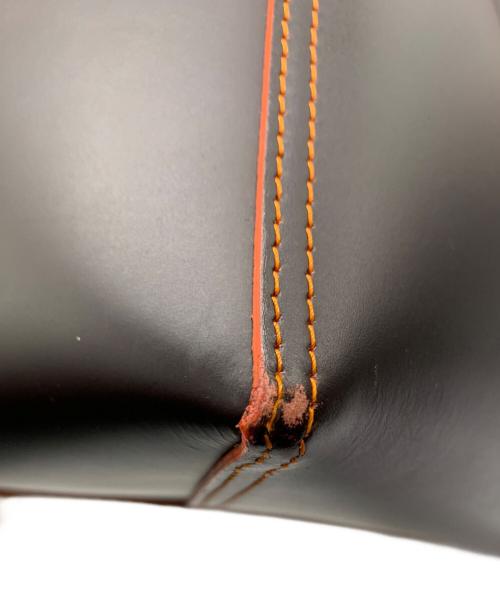 LOEWE（ロエベ）LOEWE (ロエベ) レオ アナグラム　ハンドバッグ ブラウン×オレンジの古着・服飾アイテム