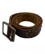 HARLEY-DAVIDSONハーレーダビッドソン）の古着「スタッズベルト」｜ブラウン