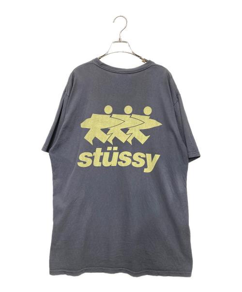 stussy（ステューシー）stussy (ステューシー) SURFWALK TEE ブルー サイズ:SIZE Lの古着・服飾アイテム