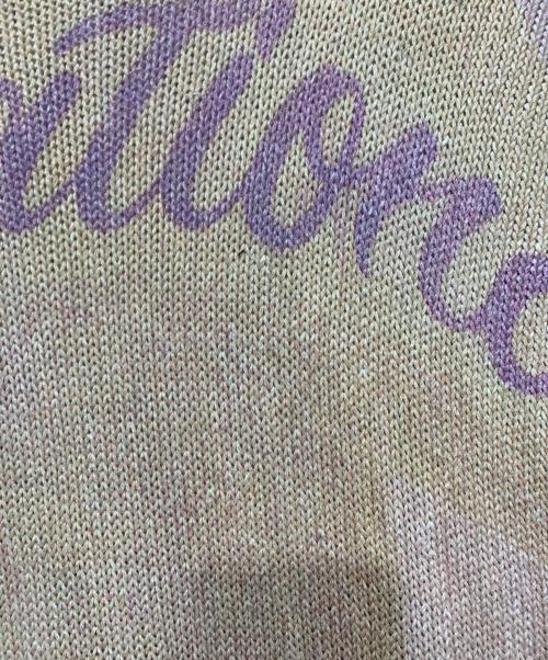stussy（ステューシー）stussy (ステューシー) ALFONSO SWETER Alfonso Sweater 'Multicolor オリーブ×パープル サイズ:Lサイズの古着・服飾アイテム