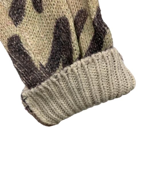 stussy（ステューシー）stussy (ステューシー) ALFONSO SWETER Alfonso Sweater 'Multicolor オリーブ×パープル サイズ:Lサイズの古着・服飾アイテム