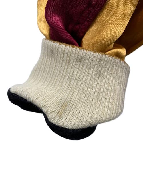 AVIREX（アヴィレックス）AVIREX (アヴィレックス) ベルベットスカジャン ブラック×バーガンディー サイズ:XLサイズの古着・服飾アイテム