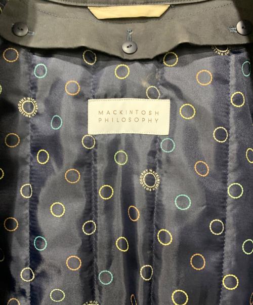 MACKINTOSH PHILOSOPHY（マッキントッシュ フィロソフィー）MACKINTOSH PHILOSOPHY (マッキントッシュ フィロソフィー) ステンカラーコート ネイビー サイズ:SIZE 40の古着・服飾アイテム