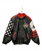 J.H designジェイハミルトンデザイン）の古着「レーシングジャケット」｜レッド×ブラック