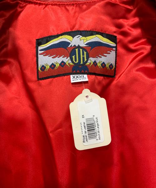 J.H design（ジェイハミルトンデザイン）J.H design (ジェイハミルトンデザイン) レーシングジャケット レッド×ブラック サイズ:XXXLサイズの古着・服飾アイテム
