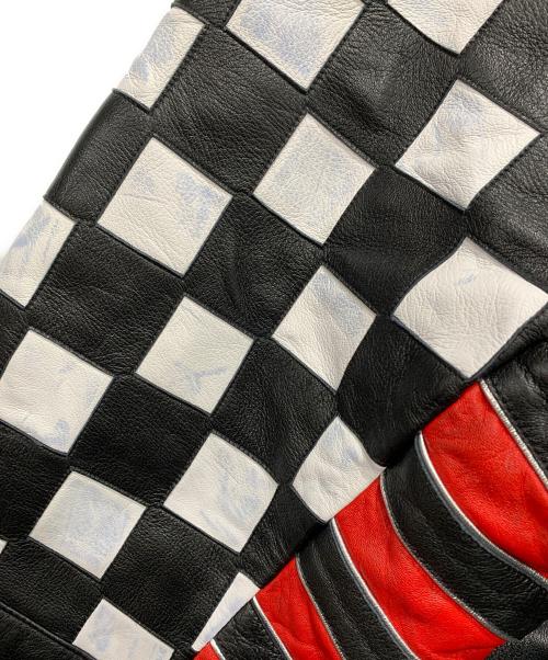 J.H design（ジェイハミルトンデザイン）J.H design (ジェイハミルトンデザイン) レーシングジャケット レッド×ブラック サイズ:XXXLサイズの古着・服飾アイテム