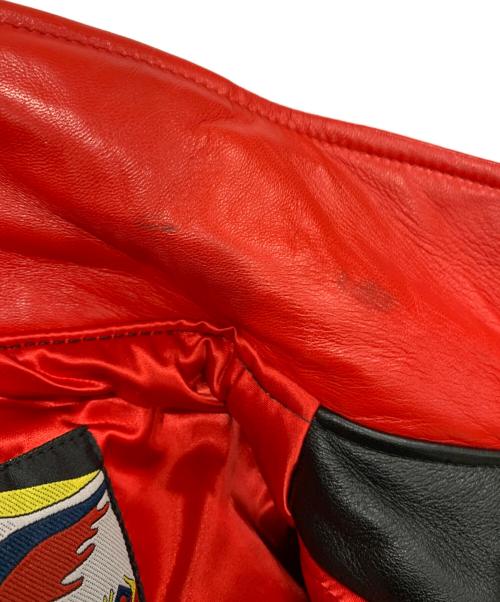 J.H design（ジェイハミルトンデザイン）J.H design (ジェイハミルトンデザイン) レーシングジャケット レッド×ブラック サイズ:XXXLサイズの古着・服飾アイテム