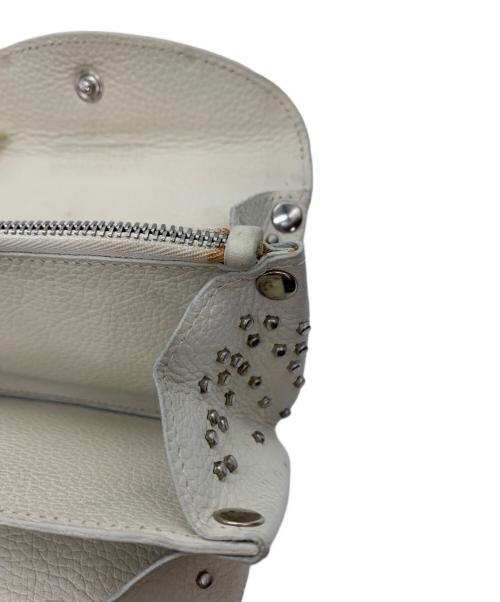 Maison Margiela（メゾンマルジェラ）Maison Margiela (メゾンマルジェラ) スタッズポーチ アイボリーの古着・服飾アイテム