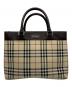 BURBERRY（バーバリー）の古着「トートバッグ」｜ベージュ×ブラウン