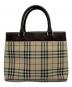 BURBERRY (バーバリー) トートバッグ ベージュ×ブラウン：10000円