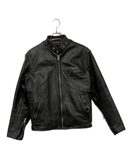Schott（ショット）Schott (ショット) ライナー付シングルライダースジャケット ブラック サイズ:SIZE 38の古着・服飾アイテム