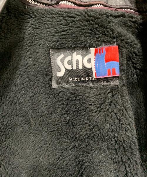 Schott（ショット）Schott (ショット) ライナー付シングルライダースジャケット ブラック サイズ:SIZE 38の古着・服飾アイテム
