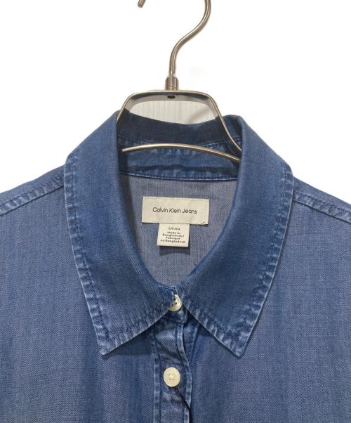 Calvin Klein Jeans（カルバンクラインジーンズ）Calvin Klein Jeans (カルバンクラインジーンズ) Calvin Klein Jeans　ノースリーブシャツ インディゴ サイズ:Sの古着・服飾アイテム