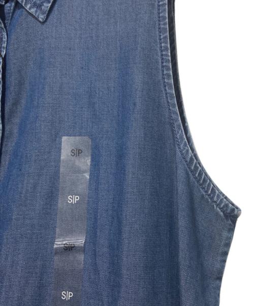 Calvin Klein Jeans（カルバンクラインジーンズ）Calvin Klein Jeans (カルバンクラインジーンズ) Calvin Klein Jeans　ノースリーブシャツ インディゴ サイズ:Sの古着・服飾アイテム