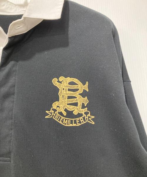 Rie miller（リエ ミラー）Rie miller (リエ ミラー) ポロシャツ ブラック サイズ:38の古着・服飾アイテム