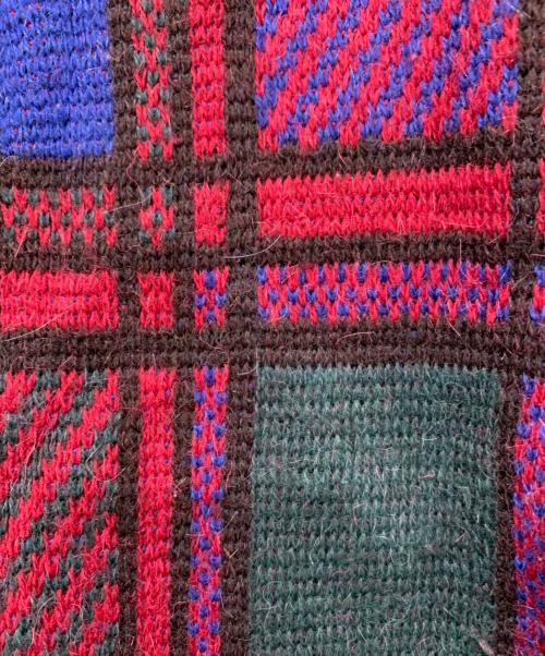 CELINE（セリーヌ）CELINE (セリーヌ) 厚手カーディガン マルチカラー サイズ:SIZE 40の古着・服飾アイテム