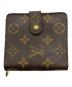 LOUIS VUITTON（ルイ ヴィトン）の古着「2つ折り財布」｜ブラウン