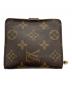 LOUIS VUITTON (ルイ ヴィトン) 2つ折り財布 ブラウン：11000円