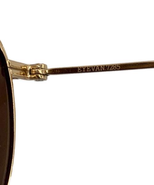 EYEVAN 7285（アイヴァン）EYEVAN 7285 (アイヴァン) サングラス ゴールドカラー×ブラックの古着・服飾アイテム
