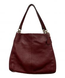 COACH（コーチ）の古着「トートバッグ」｜ワインレッド