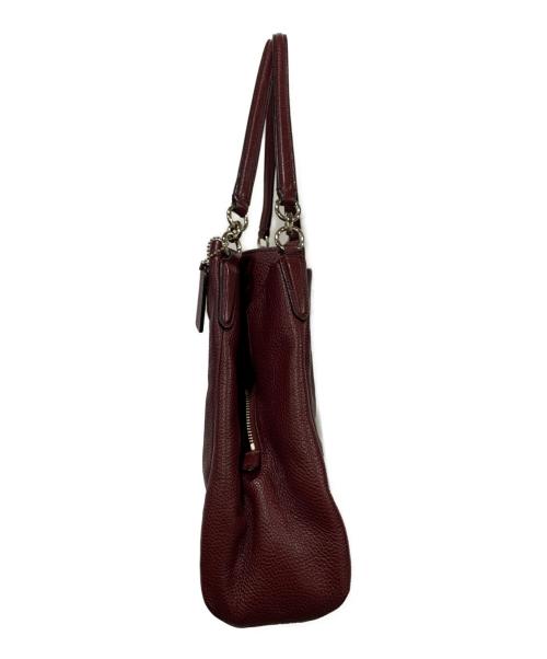 COACH（コーチ）COACH (コーチ) トートバッグ ワインレッドの古着・服飾アイテム