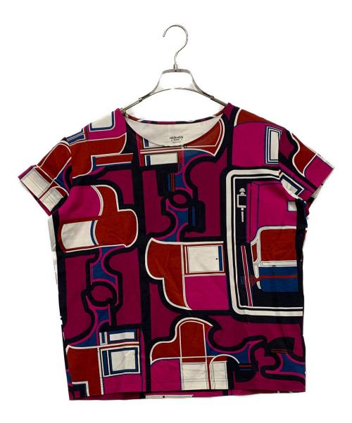 HERMES（エルメス）HERMES (エルメス) 半袖カットソー パープル サイズ:SIZE 42の古着・服飾アイテム