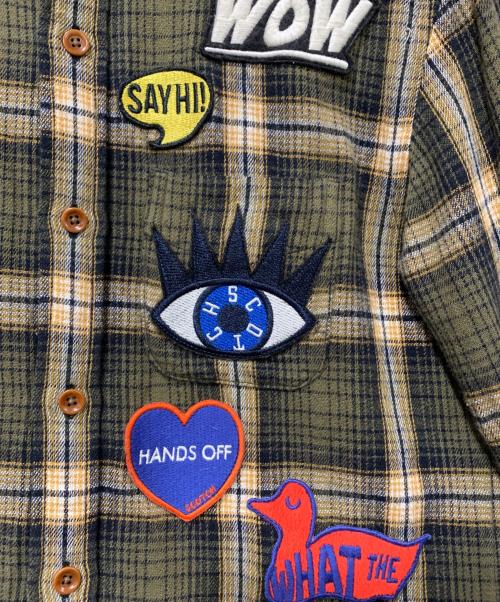 SCOTCH & SODA（スコッチアンドソーダ）SCOTCH & SODA (スコッチアンドソーダ) 長袖シャツ グリーン サイズ:Sサイズの古着・服飾アイテム