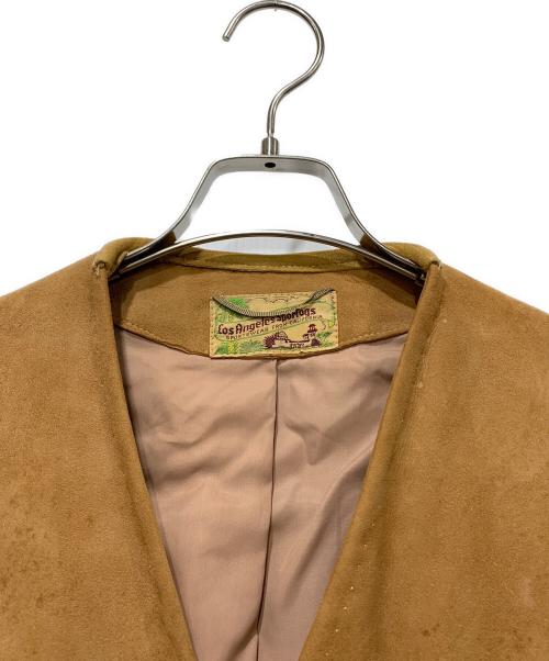 LOSANGELES SPORTOGS（ー）LOSANGELES SPORTOGS (ー) ヴィンテージジャケット ブラウン サイズ:不明の古着・服飾アイテム