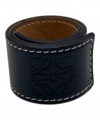 LOEWEロエベ）の古着「ストラップバングル」｜ブラック