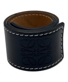 LOEWE（ロエベ）の古着「ストラップバングル」｜ブラック