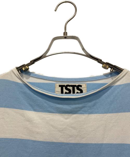 TSTS（ティーエスティーエス）TSTS (ティーエスティーエス) G.F.G.S. 長袖カットソー ホワイト×ブルー サイズ:Lの古着・服飾アイテム