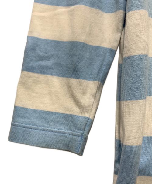 TSTS（ティーエスティーエス）TSTS (ティーエスティーエス) G.F.G.S. 長袖カットソー ホワイト×ブルー サイズ:Lの古着・服飾アイテム