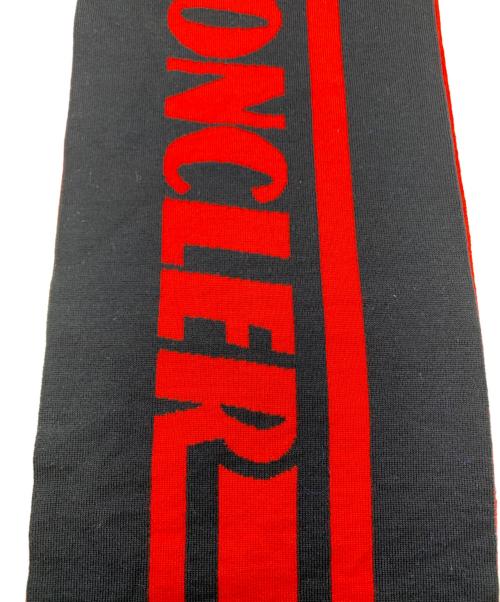 MONCLER（モンクレール）MONCLER (モンクレール) マフラー レッド×ネイビーの古着・服飾アイテム