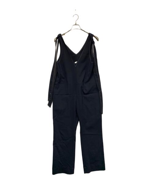 YORI（ヨリ）YORI (ヨリ) リボンサロペット ネイビー サイズ:SIZE 36の古着・服飾アイテム